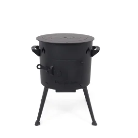 Печь учаг Ø 36 см, для казана 10 л, плита