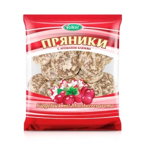 Süßgebäck Prjaniki mit Moosbeerenaroma, Waldemar Völker, 400 g Süßgebäck Prjaniki mit Moosbeerenaroma, Waldemar Völker, 400 g