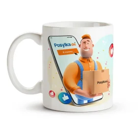 Кружка - Фирменная кружка-Posylka.de, керамика, 330 мл
