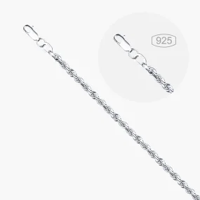 Цепочка, серебро 925°, Ø 0,57 мм, ширина 2,93 мм Цепочка, серебро 925°, Ø 0,57 мм, ширина 2,93 мм