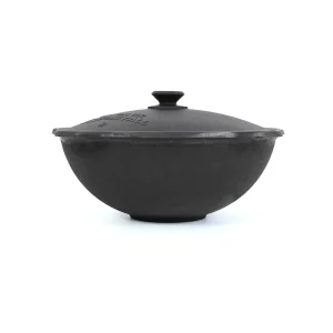 Kasan aus Gusseisen, Deckel aus Aluminiumguss, Flacher Boden, Ø 37 cm, 8 L