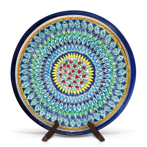 Lagan - Mehrob Н1, Rischtan Keramik, Handarbeit, Ø 42 cm