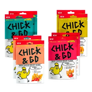 Набор сушеного куриного филе с специями, Chick & Go, 8 х 30 г