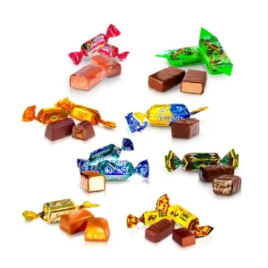 Schokopralinen Set - Burewestnik, 8 Sorten, 1 kg