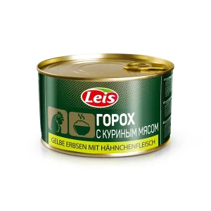  Каша гороховая с курятиной, Leis, 525 г