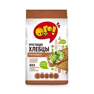 Хлебцы - Гречневые, хрустящие, Ого, 75 г