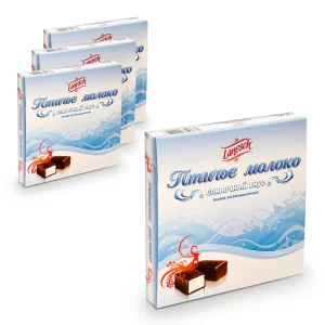Конфеты суфлейные - Птичье молоко, со сливочным вкусом, Lanesch, 4 х 230 г