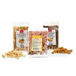 Nüsse-Set, geröstet und gesalzen, 500 g