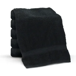 Полотенце, цвет чёрный, хлопок 100 %