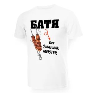 T-Shirt für Männer - Design Batya Der Schaschlik Meister, Baumwolle