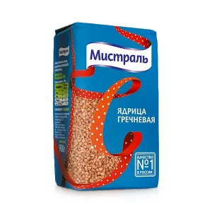 Крупа гречневая, Мистраль, ядрица, 900 г 