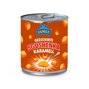 Gezuckerte Kondensmilch - Dovgan, mit Karamellgeschmack, 370 g 
