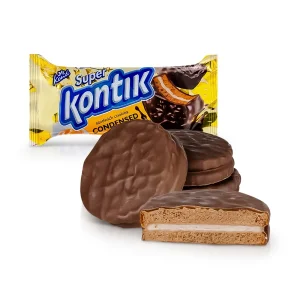 Печенье - Супер Контик, со вкусом сгущёного молока, Konti, 90 г