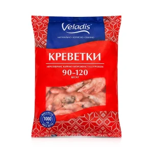 Garnele gekocht, mit Kopf und Schale, Veladis, 1 kg