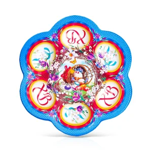 Osterständer für 6 Eier und 1 Kuchen - Komposition, Kunststoff, Ø 23 cm