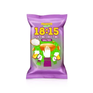 Erdnüsse, geröstet und gesalzen, 18:15, 100 g