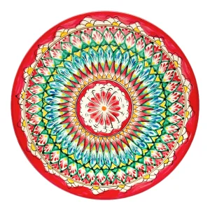 Teller - Mehrob rot - MSV1 - Risсhtan Keramik, Ø 27 cm