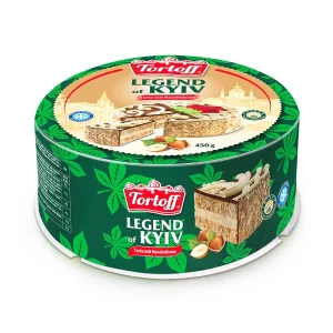 Торт - Легенда Киева, с фундуком, Tortoff, 450 г