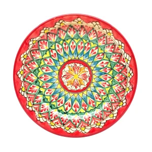Teller - Mehrob rot - MSV2 - Risсhtan Keramik, Ø 22 cm