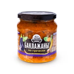 Овощная закуска - Баклажаны по-гречески, 460 г