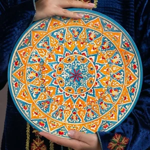 Lagan - KaraKalam KN2, Rischtan Keramik, Ø 42 cm