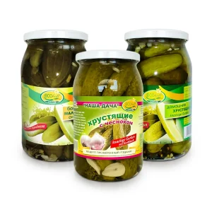 Набор огурцов, Экоxофф, 3 х 870 г