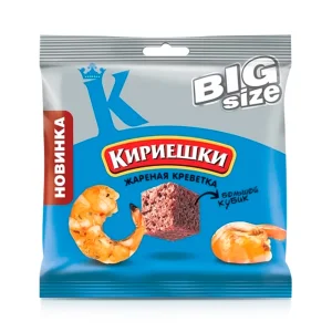 Сухарики со вкусом жареной креветки, Кириешки, 80 г