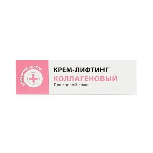 Lifting-Gesichtscreme – Kollagen, für reife Haut, Domaschnij Doktor, 30 ml