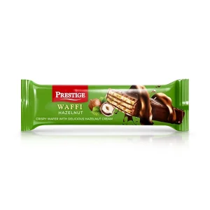 Waffelriegel - Prestige, mit Haselnusscreme, 23 g
