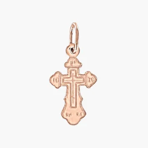 Kreuz, Rotgold 585°, 22 mm