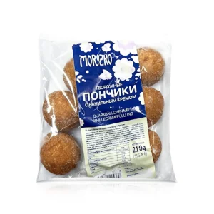 Сырные пончики с начинкой ванильный крем, жареные, Морозко, 210 г