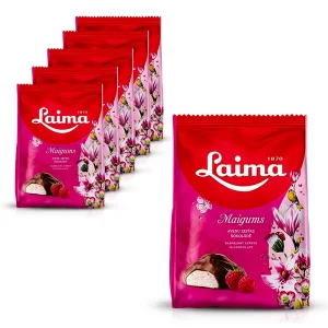 Zefir in Schokoglasur mit Himbeeregeschmack, Laima, 6 х 175 g