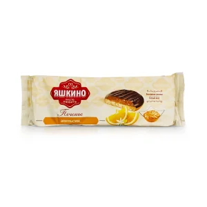 Kekse mit Orangefüllung in Schokoglasur, Jaschkino, 137 g