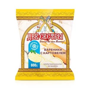 Вареники Две Сестры, с картошкой, 800 г