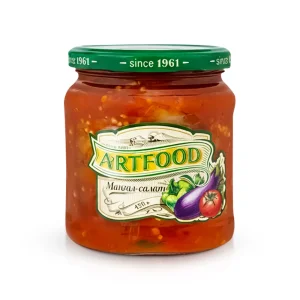 Овощная закуска - Мангал-салат, баклажаны с овощами на гриле, Artfood, 450 г