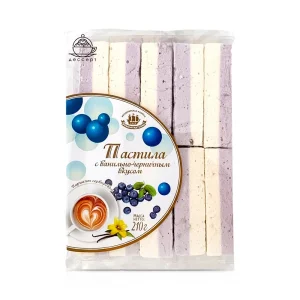 Пастила, с ванильно-черничным вкусом, Кронштадская, 210 г