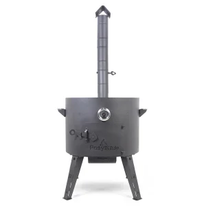 Feuerofen Utschak Ø 49 cm mit Abzugsrohr, für Kasan 22 L