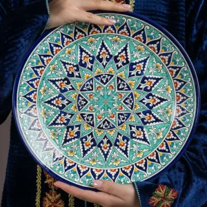 Lagan - KaraKalam R1, Rischtan Keramik, Ø 42 cm