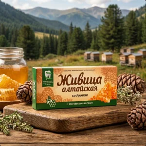 Harz - Altai-Zederharz, mit Bienenwachs, 4 Stk.