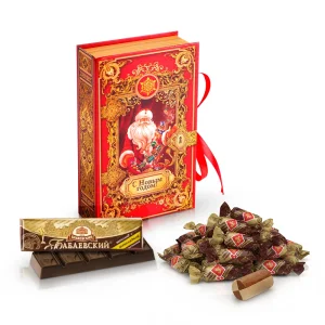 Süßigkeiten Set im Buchbox - Weihnachtsmann, 400 g