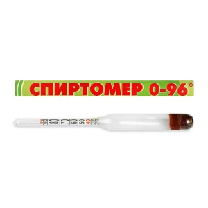 Спиртомер бытовой, 0-96% об., 20-96° 