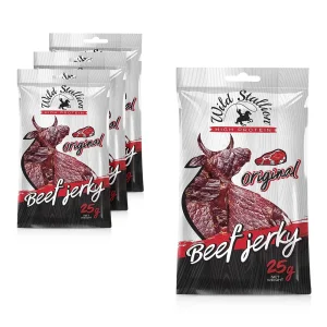 Getrocknetes Rindfleisch - Jerky Original, Wild Stallion, 4 х 25 g
