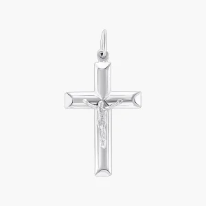 Kreuz Anhänger, Silber 925°, 52 mm