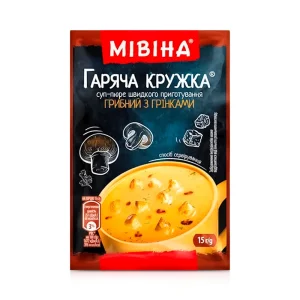 Cremesuppe - Heisse Tasse, mit Pilzen und Croutons, Mivina, 15 g