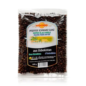 Перец чёрный горошек, 100 г из Узбекистана