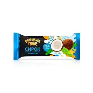 Quarkriegel in Glasur, mit Kokosraspeln, Woloschkowe Pole, 36 g