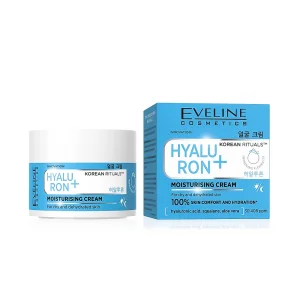 Gesichtscreme - Feuchtigkeitsspendend, Koreanisches Ritual, Hyaluron+, Eveline, 50 ml