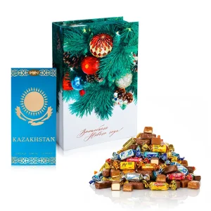 Süßigkeiten Set im Buchbox - Dostyk Rakhat, Magisches neues Jahr!, 1,1 kg