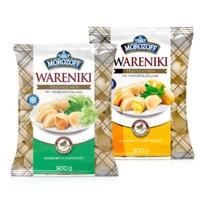 Набор вареников с капустой и картошкой, Morozoff, 2 х 900 г