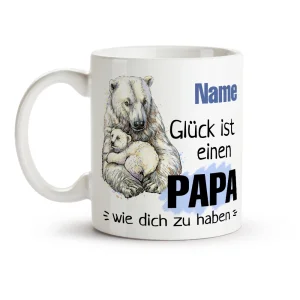 Namenstasse - Design Glück ist einen РАРА wie dich zu haben, Keramik, 330 ml
